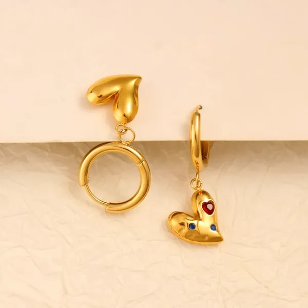 Gold_Heart_Rhinestone_Drop_Earrings_For_Women